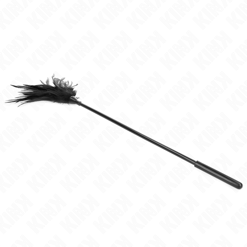 PLUMAS MÚLTIPLES PARA COSQUILLAS NEGRO 45 CM