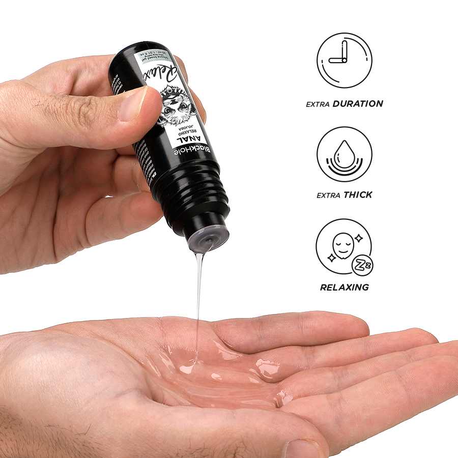 BLACK HOLE - ANAL RELAXING CON JOJOBA BASE SILICONA 30 ML