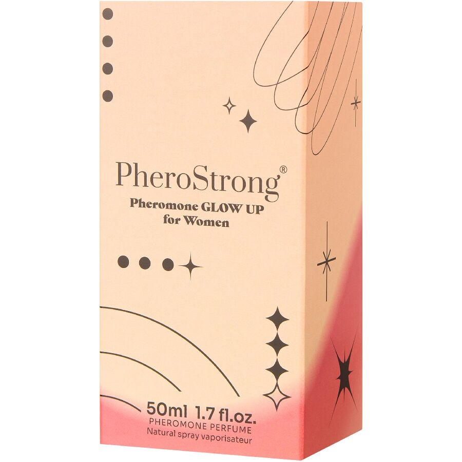 GLOW UP PERFUME CON FEROMONAS PARA MUJER 50 ML  cantidad: 3