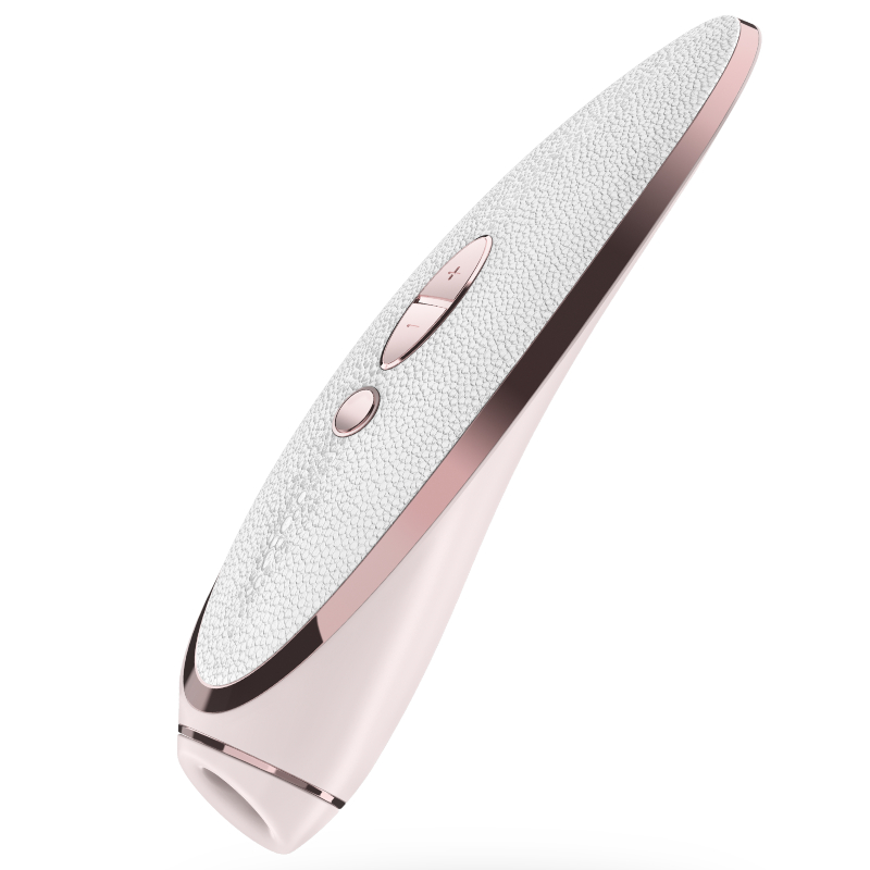 Succionador delux satifyer exlusivo rosa perlado