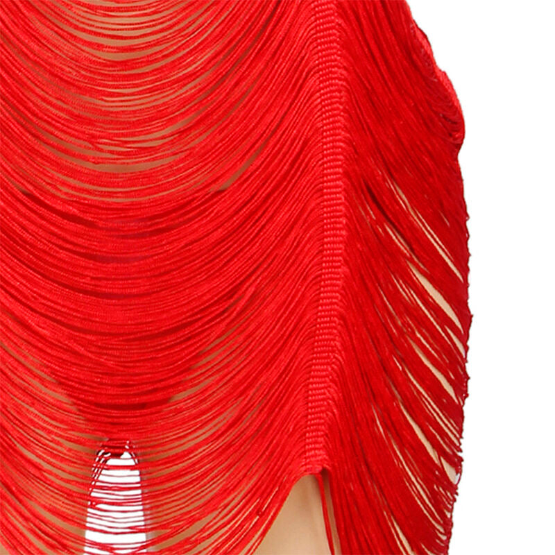Vestido rojo sexy moda latina