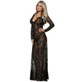 Vestido de encaje negro